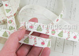 Christmas Stockings Printed Twill Tape*