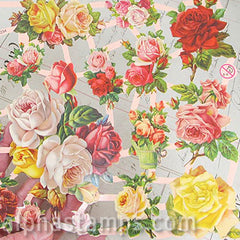 Pink & Yellow Roses Dresden Scraps - SOLD OUT